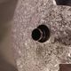 Murano ice glass wall light 1970s