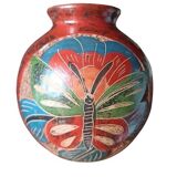 Vase Signed Iván Sánchez | Tropical Decor – Handmade