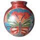 Vase Signé Iván Sánchez | Décor tropical – Fait main