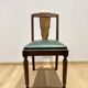 6 chaises art déco loupe de noyer