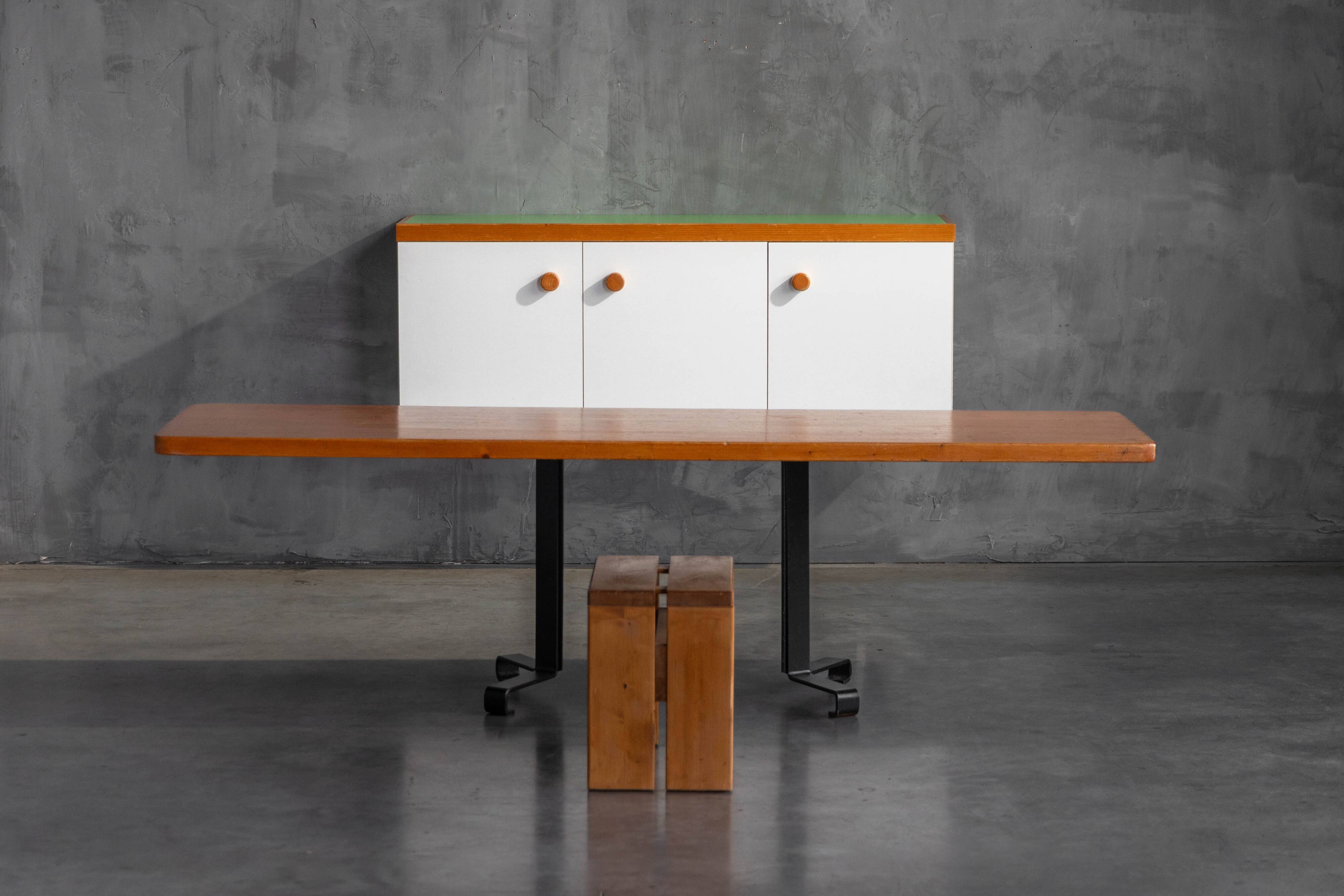 Wall mounted cabinet by Charlotte Perriand for Les Arcs, France, 1970s