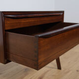 Console danoise en palissandre, années 1960