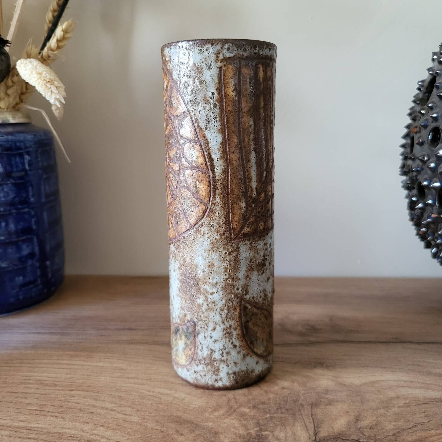 Ceramic vase Alexandre Kostanda Vallauris Mid 20th century / Decor Flo