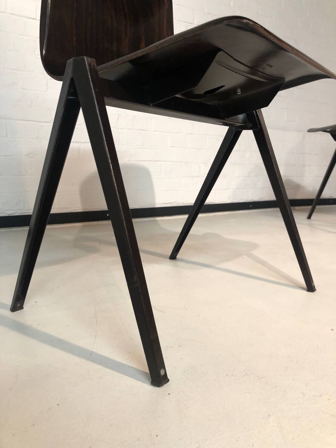 4 vintage Thur op seat chairs - Pagholz circa 1970