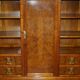 Art Nouveau library in burr walnut by Léon Jallot