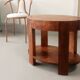 Art Deco rosewood pedestal table