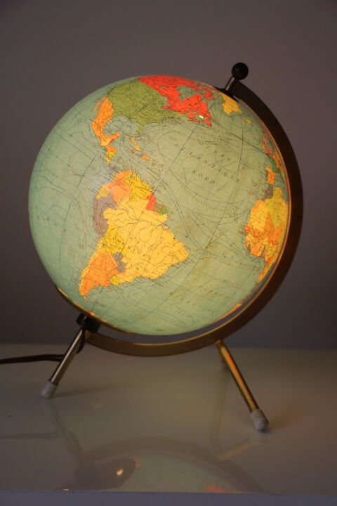 Luminous globe TARIDE glass 1969