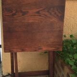 Old small table wooden folding