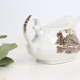 English sauceboat, Ridgway, Hayride model, vintage