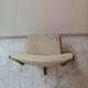 Vintage swivel wooden office chair from the 70s