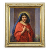 Tableau religieux italien Madone, 1929