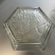 Art Deco crystal bonbonnière