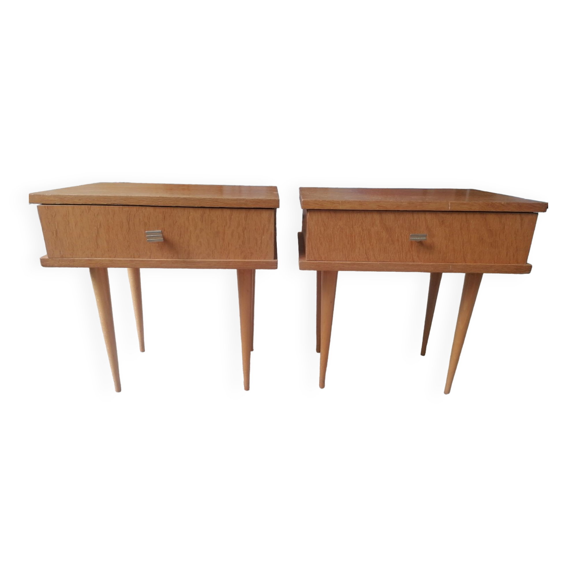 Set of 2 bedside tables year 50