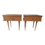 Set of 2 bedside tables year 50