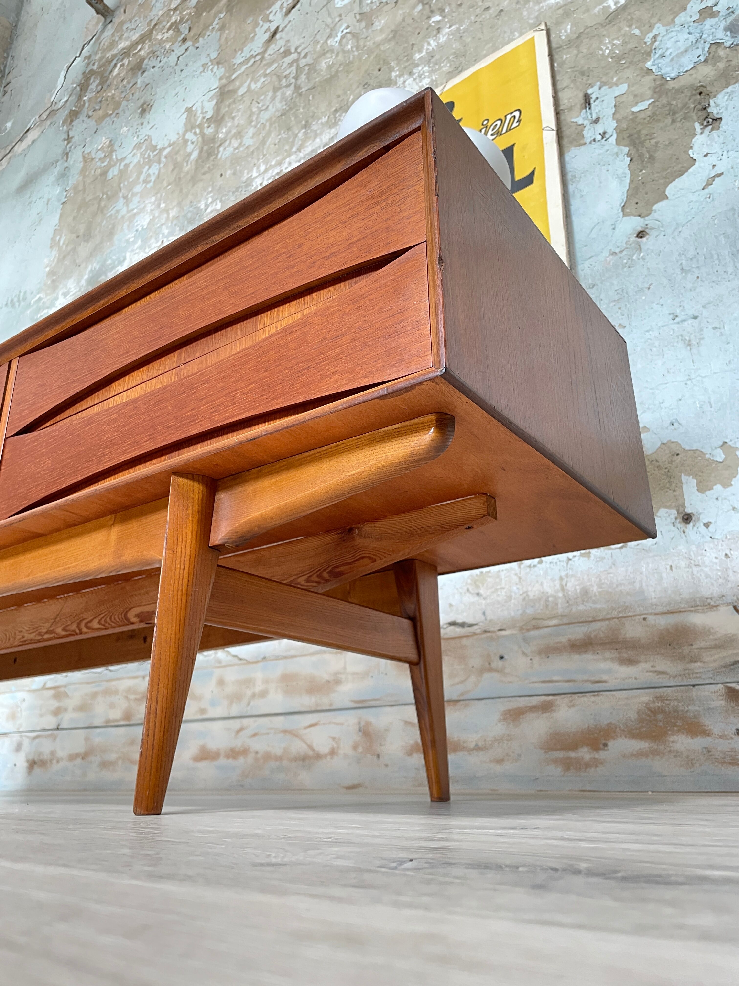 Scandinavian enfilade by Oswald Vermaercke for V-FORM, circa 1950