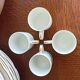 4 tasses à espresso en porcelaine de Limoges par Fabrique Royale Limoges