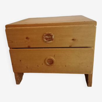 Chevet, mini chest of drawers, les Arcs, 1970