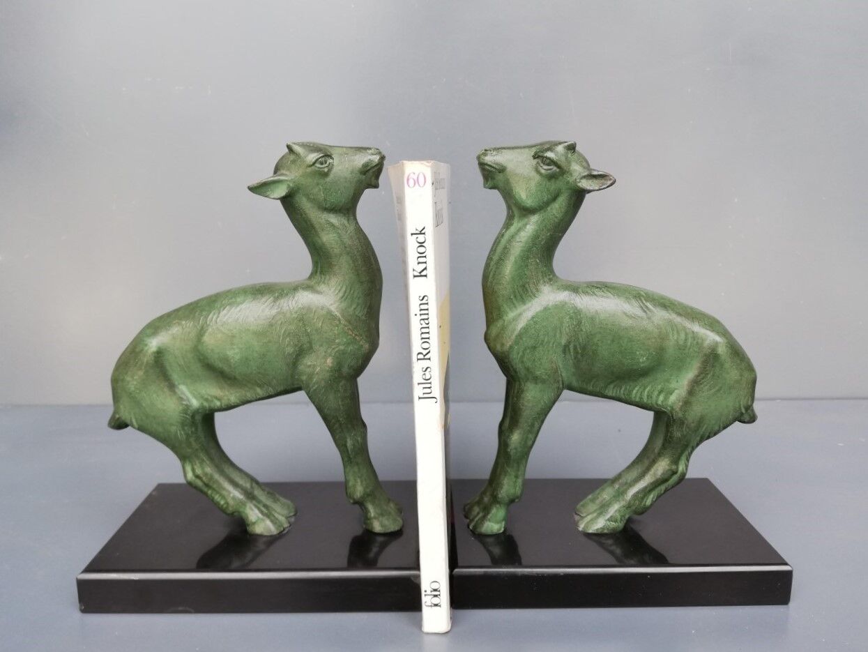 Paire de serre livres art déco