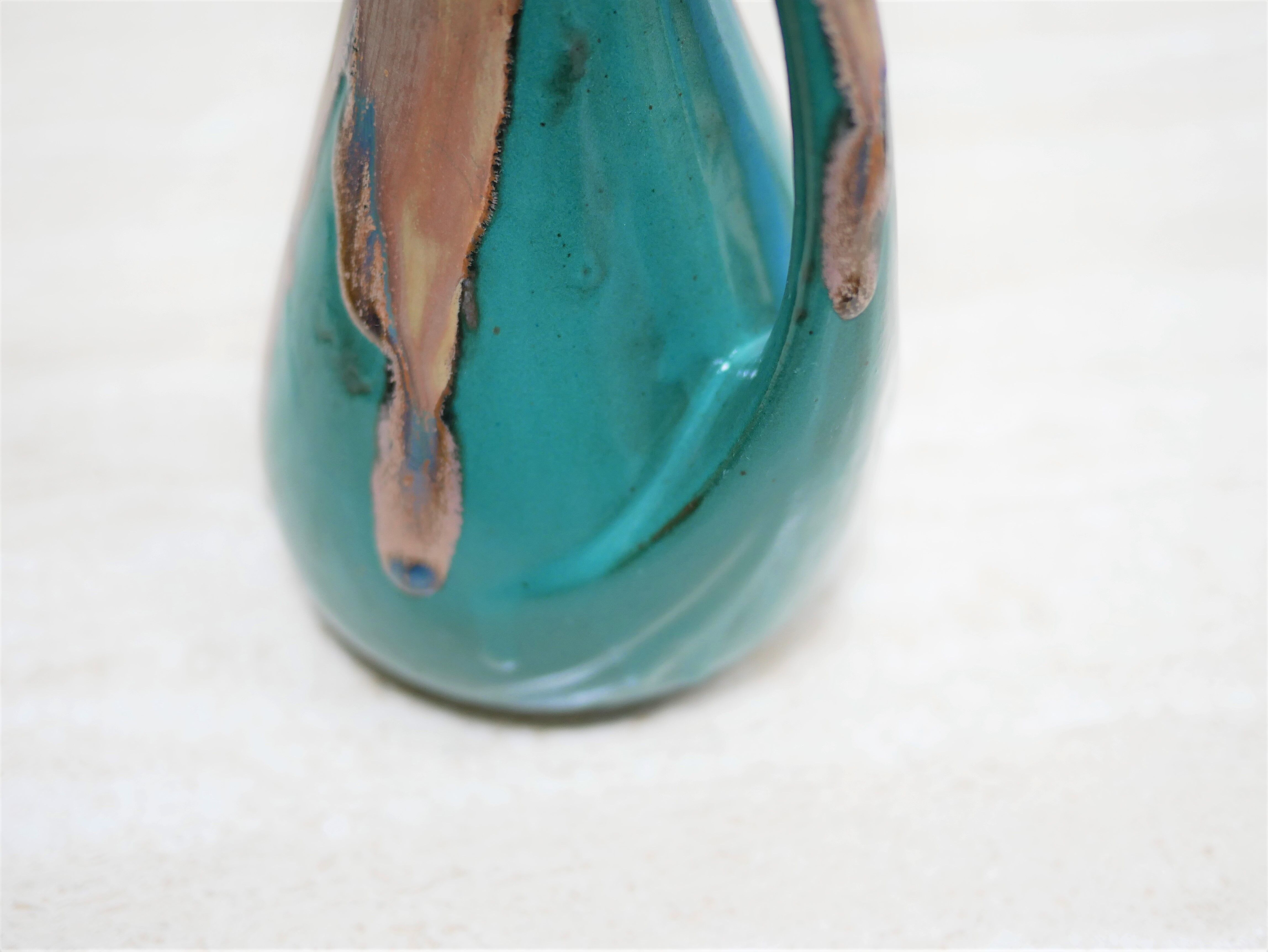 Vintage ceramic liquor decanter by the Denbac manufacture