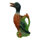 pichet canard en barbotine