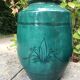 Pair of Japanese enameled stoneware vases