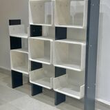 Large fiber and wood  shelf