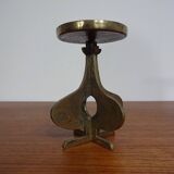 Brutalist Bronze Candleholder, 1960s