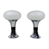 Set of 2 large Space Age table lamps 1960's