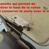 Olympia typewriter with suitcase