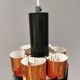 A pendant lamp, designed by Danish Werner Schou 1960-70s.