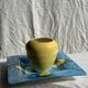 Large square dish with lemon pattern 33cm Aleya Slim