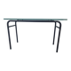School desk with glass top