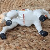 Painted porcelain horse statuette