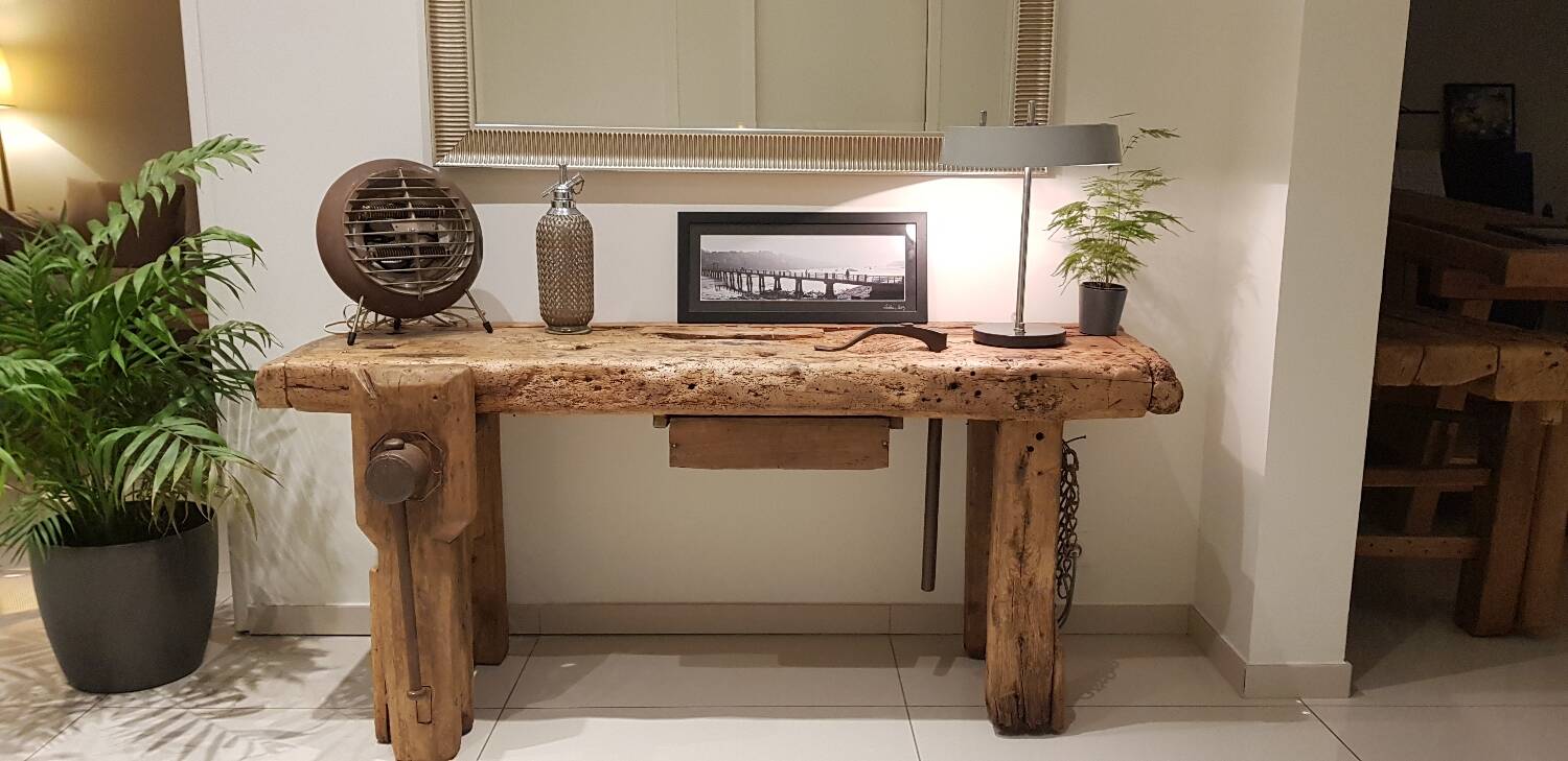 Old restored workbench