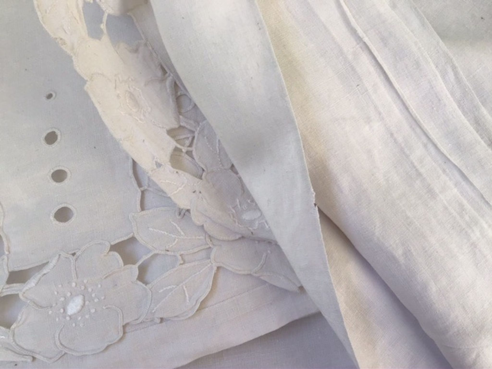 Drap Richelieu 2 personnes pur coton