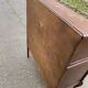 Bureau secrétaire scriban sous pente avec 3 tiroirs style Louis XV