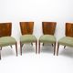 Art Deco dining chairs H-214 by Jindrich Halabala for ÚP Závody, 1950´s