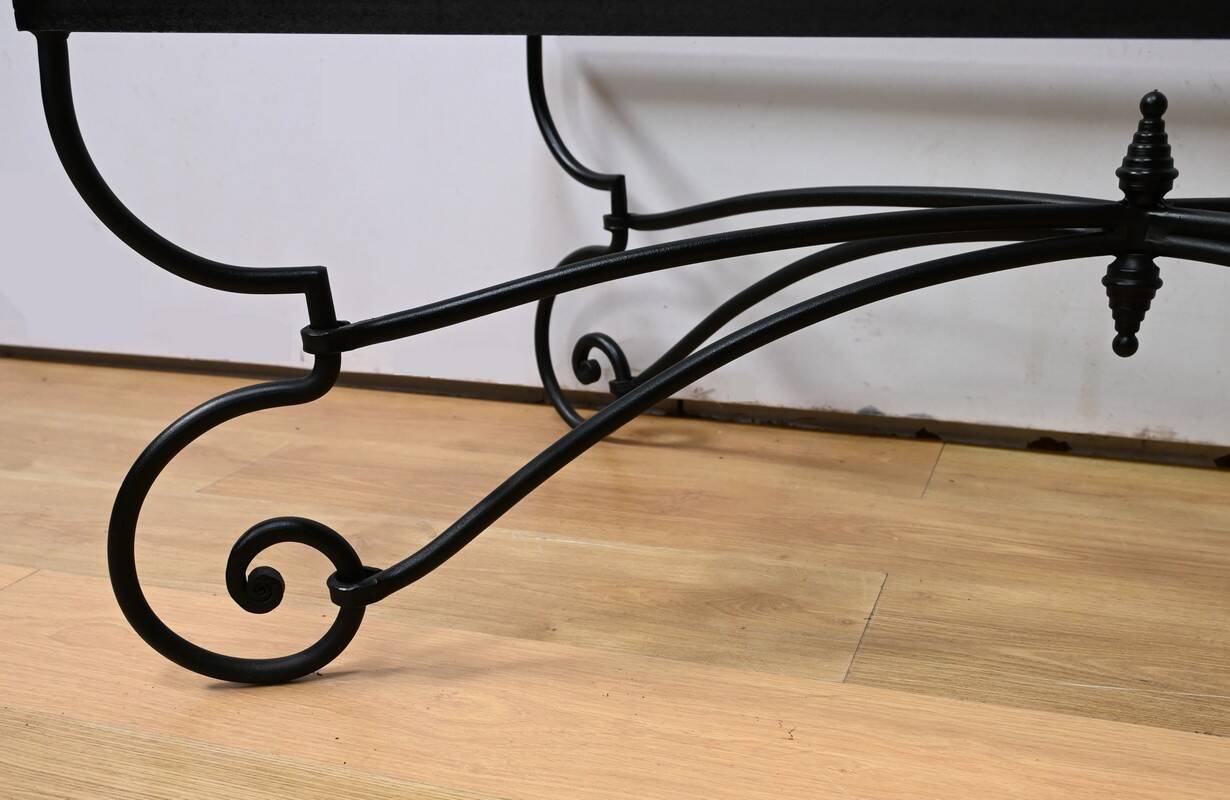 Art Nouveau Style Wrought Iron Coffee Table – 1940