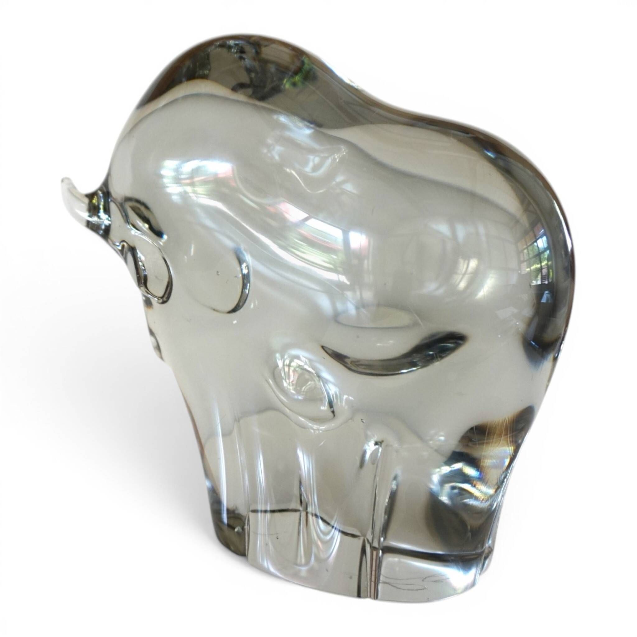 Livio Seguso Murano Bull Glass Sculpture, 1970