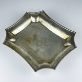 Antique silver plateau by Queen Victoria Sheffield, 1890s.