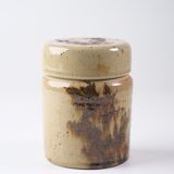Pot grès scandinave motifs sauvages