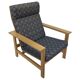 Fauteuil vintage Søren Holst Fredericia modèle 2461 design