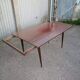 Table formica Acajou macassar vintage 1960
