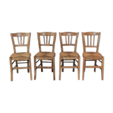 Twentieth straw beech chairs
