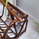 1970s rattan magazine rack