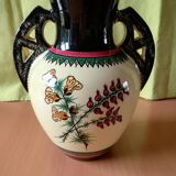 Earthenware vase by Henriot Quimper
