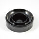 Lotus ashtray in black melamine by Enzo Mari for Danese, 1973