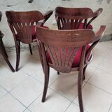 6 Fauteuils bridge bistrot