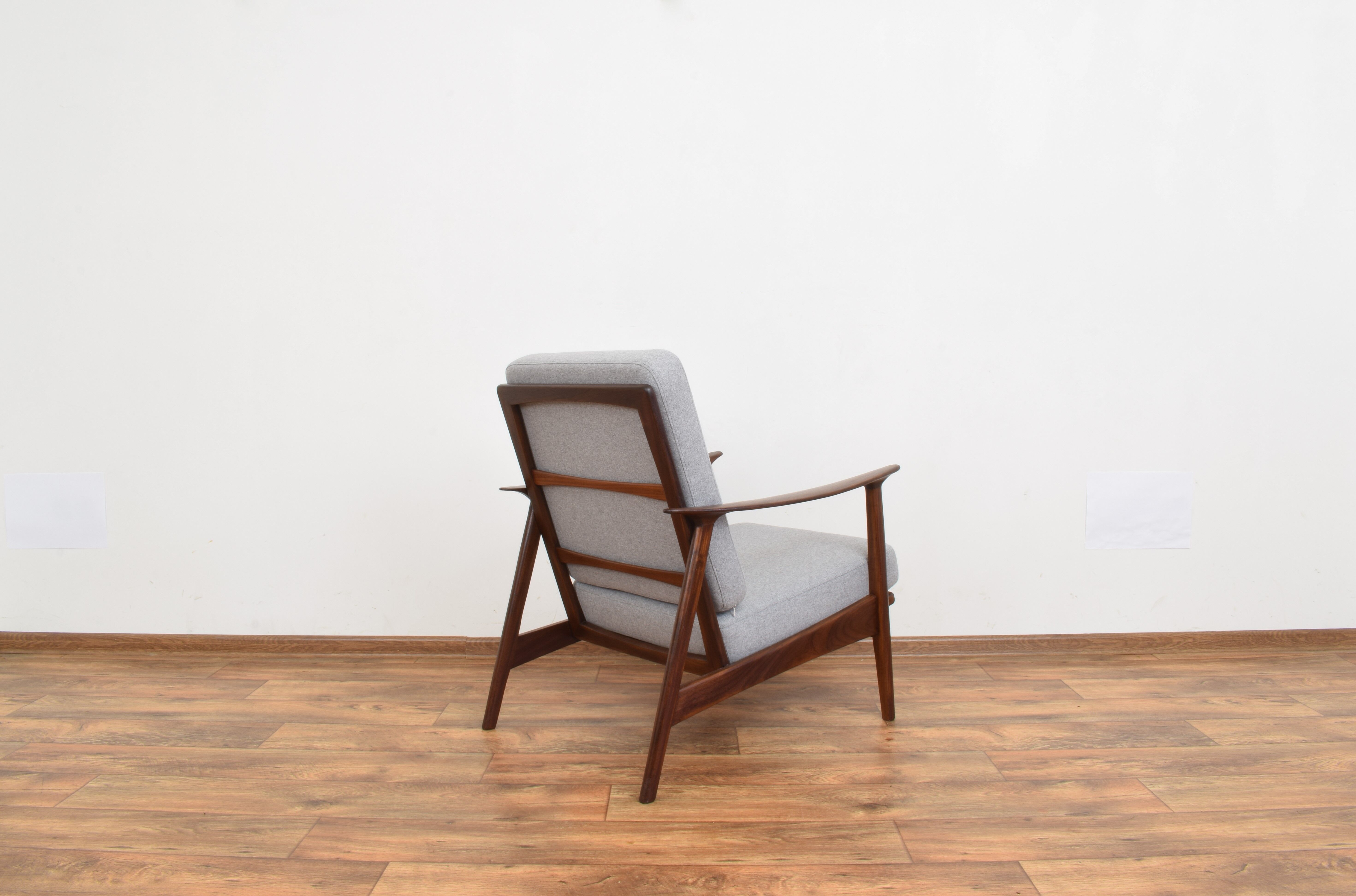 Mid-Century Danish Teak Armchair, 1960s.