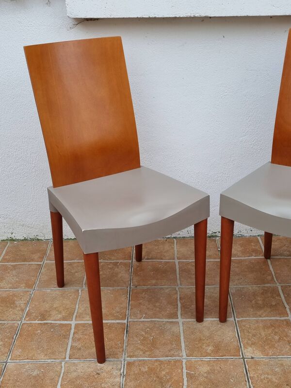 Paire de chaises design « Miss Trip » par Philippe Starck pour Kartell